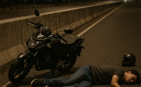 Pemuda Piyungan Tewas Usai Motor Hantam Pembatas Jalan di Sleman