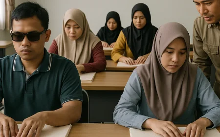 Pemkot Depok Perkuat Akses Informasi Hukum dengan Pembelajaran Braille untuk Disabilitas