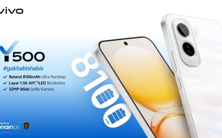 vivo Y500 Resmi Meluncur dengan Baterai 8.100 mAh dan Layar AMOLED 1,5K