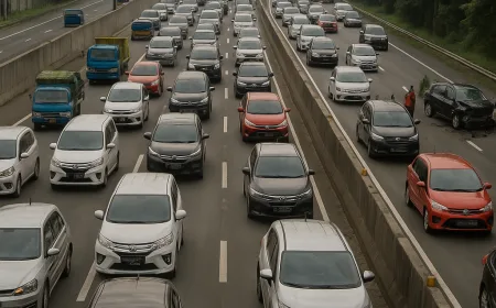 Lalin Tol Jakarta Padat Pagi Ini, Kecelakaan di JORR dan Japek Jadi Pemicu