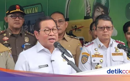 Pramono Anung Perintahkan Perbaikan Jalan Ambles Pulogadung Segera Ditangani