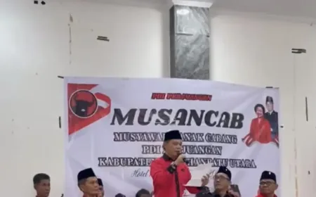 Enduard Silver Sitorus Pimpin PAC PDI Perjuangan Kualuh Hulu, Konsolidasi Partai Diperkuat