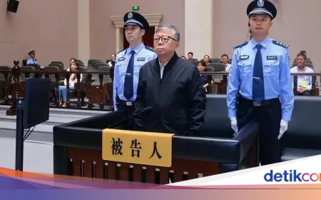 Hukum Mati Pejabat China Terima Suap Rp5,8 Triliun, Ini Fakta Lengkapnya