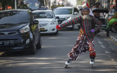 Area Aman untuk Bermain Sepatu Roda Sesuai Aturan Korlantas Polri
