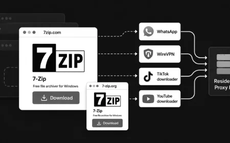 Installer Palsu 7-Zip Ubah Perangkat Jadi Node Proxy Residential Berbahaya