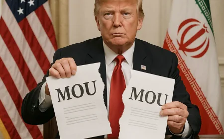 Trump Batalkan MoU AS-Iran: Sebut Semua Pembicaraan Cuma Buang Waktu