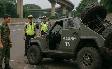 Kecelakaan Rantis Maung TNI di Tol Dalam Kota: Kronologi Lengkap dan Dampaknya