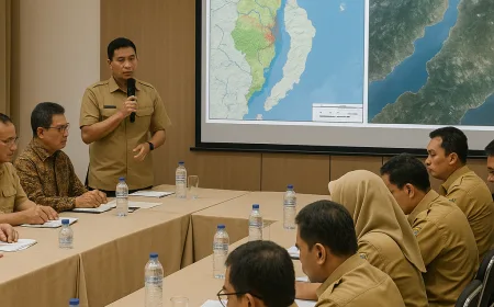Sidang TKPSDA WS Pompengan Larona Bahas Penanganan Banjir 3 Sungai di Luwu Utara