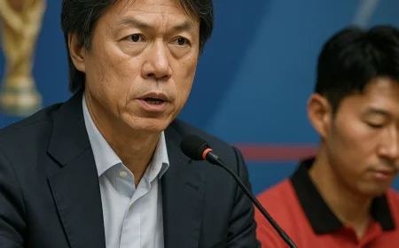 Hong Myung-bo Buka Suara Soal Keputusan Tidak Menurunkan Son Heung-min di Piala Dunia 2026