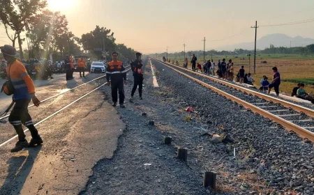 Perjalanan KA Ranggajati Tertunda 2,5 Jam akibat Kecelakaan KA Logawa di Nganjuk
