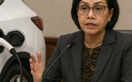 Pajak Mobil Listrik Tidak Naik, Menkeu Jelaskan Perubahan Skema Pemungutan
