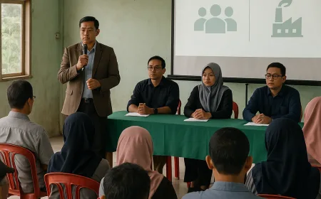 Fakultas Hukum UBB Edukasi Desa Sempan soal Perlindungan Konsumen Energi dan Lingkungan