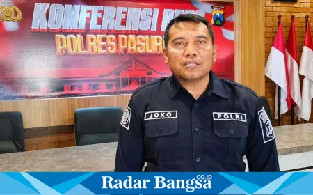 Polres Pasuruan Bekuk Tiga Pelaku Pencurian Dua Ekor Sapi di Tutur