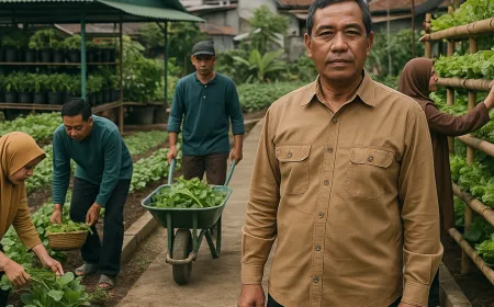 Kampung Sosial Berbasis Ketahanan Pangan di Cimahi Percepat Pengentasan Kemiskinan