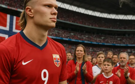 Erling Haaland Jadi Ikon Sepak Bola Dunia dan Sorotan Utama Norwegia di Piala Dunia 2026