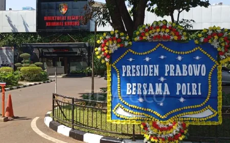 Penjagaan Brimob di Gedung Ditreskrimsus Polda Metro Jaya Masih Ketat Pasca Penggeledahan