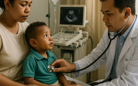 IDAI dan RSUD Kota Sorong Lakukan Deteksi Dini Penyakit Jantung Anak Gratis