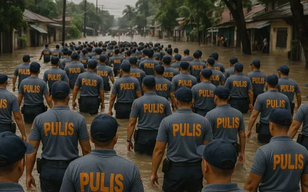Filipina Kerahkan 400 Personel Polisi untuk Tangani Banjir Parah di Mindanao