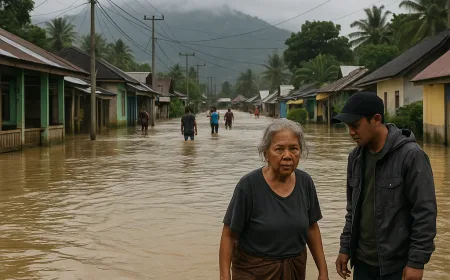 Banjir Parigi Moutong Rendam 2 Desa, 391 KK Terdampak Hujan Deras