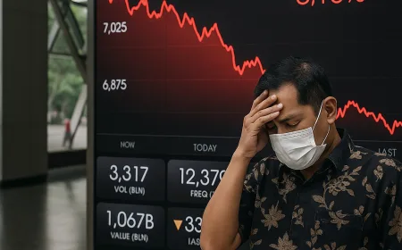 IHSG Anjlok Nyaris 8% di Juni, Modal Asing Cabut Rp 19,63 Triliun
