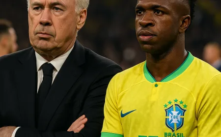 Respons Ancelotti dan Vinicius Soal Kembalinya Neymar ke Timnas Brasil di Piala Dunia 2026