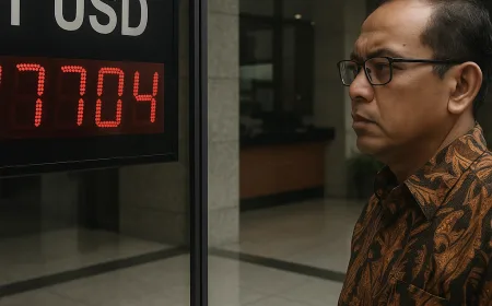 Rupiah Tembus Rp 17.704 per Dollar, BI Siap Kerek Suku Bunga 2026?