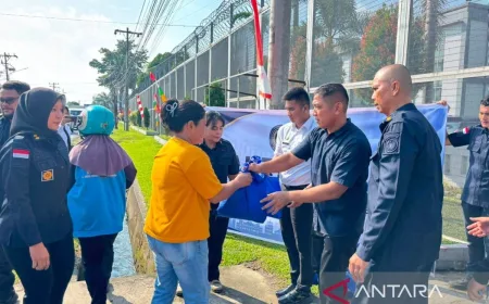 Lapas Kelas I Medan Salurkan Bantuan Sosial untuk Masyarakat Sekitar