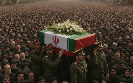 10 Juta Orang Hadiri Upacara Pemakaman Khamenei, Pecahkan Rekor Dunia