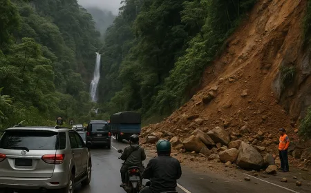 Longsor Lembah Anai Putus Total Jalur Padang-Bukittinggi, Ini Jalur Alternatifnya