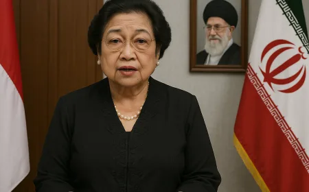Megawati Soekarnoputri Sampaikan Ucapan Duka untuk Ali Khamenei di TV Iran