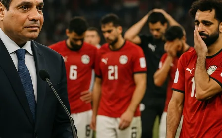 Presiden El Sisi Puji Timnas Mesir Sebagai Pahlawan Meski Tersingkir di Piala Dunia 2026