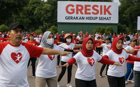 Gresik Perkuat Gerakan Hidup Sehat dengan Dukungan YJI Cegah Penyakit Jantung