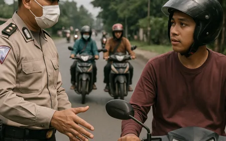 Satlantas Tabalong Edukasi Pengguna Jalan untuk Cegah Pelanggaran dan Kecelakaan