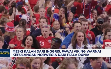 Pawai Viking Warnai Kepulangan Norwegia dari Piala Dunia 2026