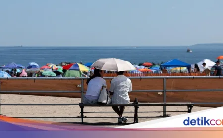 Rekor Suhu di AS Tembus 43 Derajat Celsius, Gelombang Panas Ekstrem Melanda