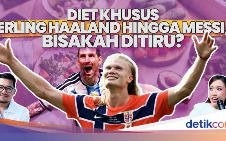 Tips Diet Sehat ala Haaland: Cara Hidup Atlet dengan 6000 Kalori Per Hari