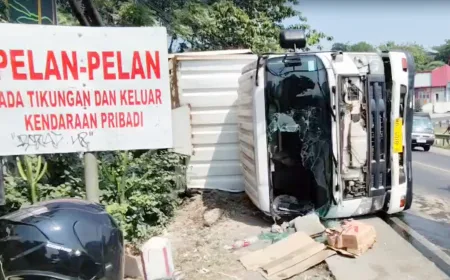 Kecelakaan Truk Rem Blong di Tanjakan Ciperna, 2 Korban Meninggal Termasuk Bayi