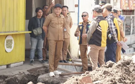 Pemkab Sidoarjo Percepat Peninggian Jalan Bluru Kidul untuk Atasi Banjir
