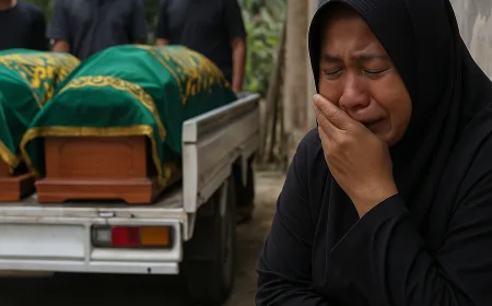 Nursela Kehilangan Suami-Anak dalam Kecelakaan Maut Tamu Kawinan di Indramayu