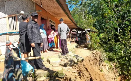 BPBD Garut Turunkan Tim Asesmen Atasi Tanah Bergerak dan Longsor di Banjarwangi