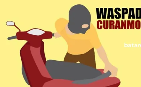 Modus Baru Curanmor di Batam: Pelaku Gunakan Mobil untuk Kelabui Korban
