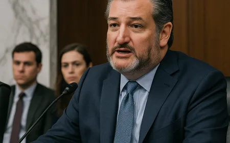 Cruz Targetkan 29 Juli untuk Markup RUU AI, Agenda Masih Misterius