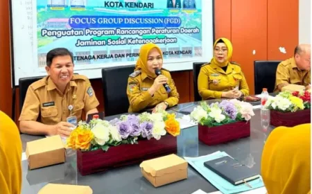 Pemkot Kendari Siapkan Perda Jaminan Sosial Ketenagakerjaan untuk Perlindungan Pekerja