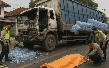 Korban Tewas Kecelakaan Truk Air Mineral di Cirebon Bertambah Jadi 3 Orang