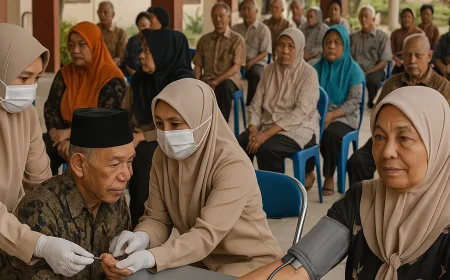 Layanan Kesehatan Lansia di Setu Tangerang Selatan Untuk Cegah Penyakit Tidak Menular