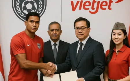 ASEAN United FC Dapat Suntikan Sponsor Vietjet, Presiden AFF Optimistis Sepakbola ASEAN Makin Kuat