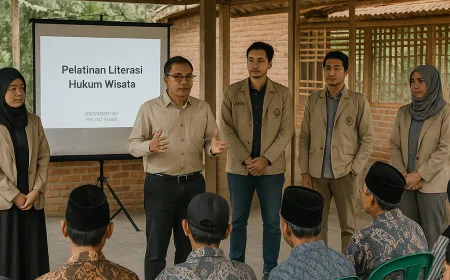 Tim UHN Berdayakan Desa Adat Jalawastu dengan Pelatihan Literasi Hukum Wisata