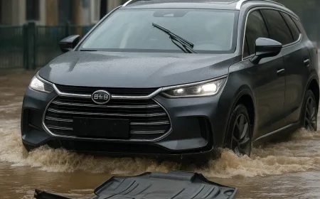Komponen Mobil BYD Tang Terlepas saat Terjang Banjir, Ini Faktanya