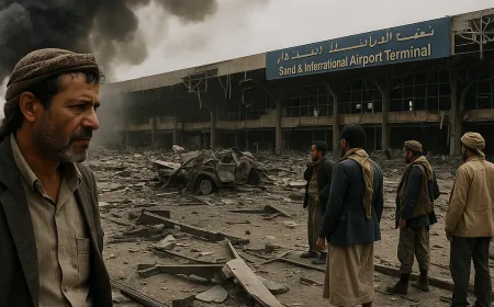 Bandara Sanaa Dibom, Houthi Tuding Arab Saudi sebagai Pelaku Serangan Udara