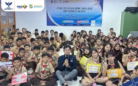 MNC University Edukasi Bijak Bermedia Sosial untuk Siswa Baru SMPN 72 Jakarta